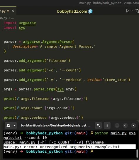 Image result for Python ArgumentParser