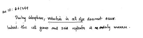 Which does not occur in interphase of eukaryotic cell division