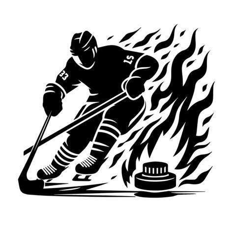 A hockey player with the number 15 on his jersey | Premium AI-generated ...