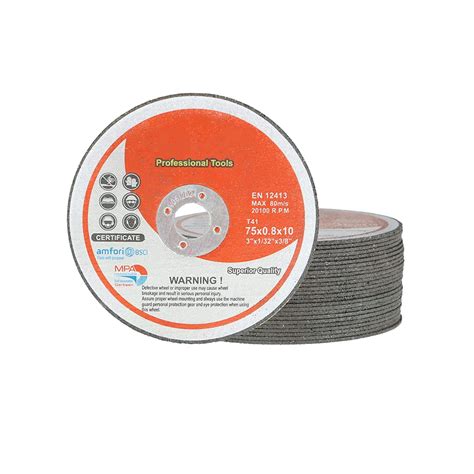 PET-U 25 Pack 3 Inch Cut Off Wheel 3 x 1/32 x 3/8 Inch Cutting Wheels Fit for Cutting Steel and ...