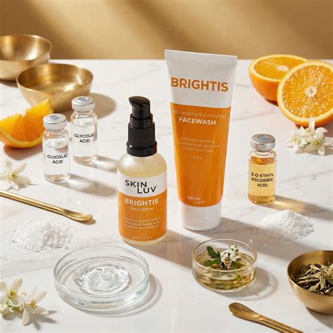 SKINLUV BRIGHTIS Glow Booster Combo- Brightis Facewash & Serum – Skinluv.in