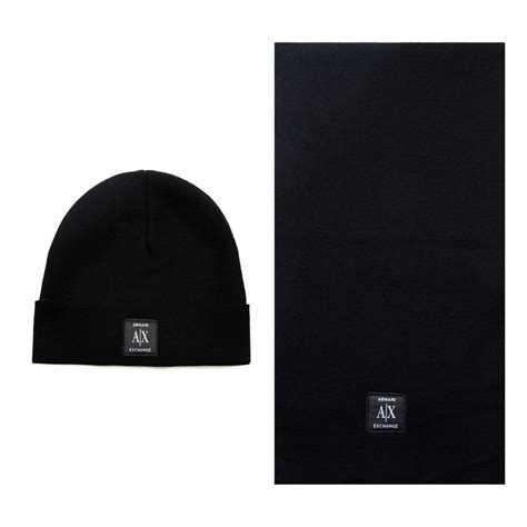 armani atki bere takimi exchange siyah
