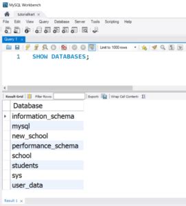 How to Display an Existing Table in MySQL 的图像结果