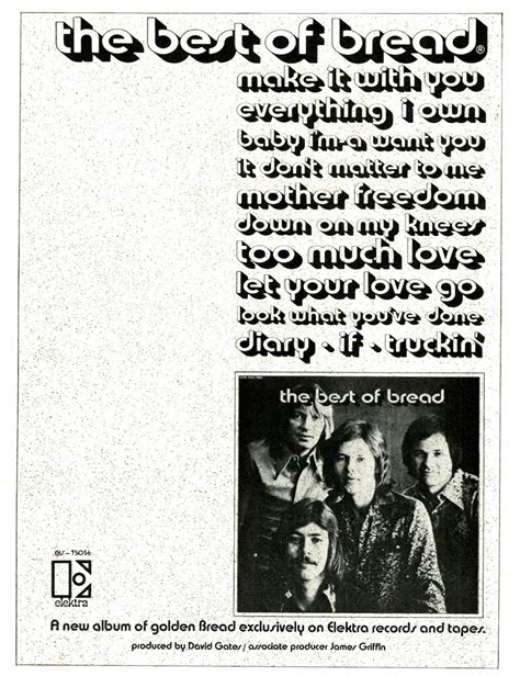 Remember David Gates, Who Led the '70s Soft-Rock Group Bread? - Best ...