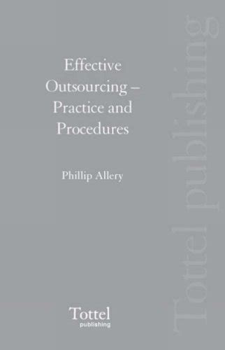 Buy Effective Outsourcing: Practice and Procedures Book Online at Low ...