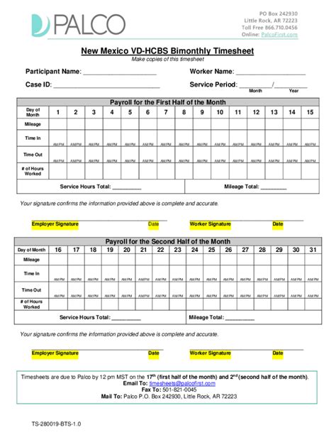 Fillable Online VDC -Veteran's Directed Program (VDP) Time Sheet Fax ...