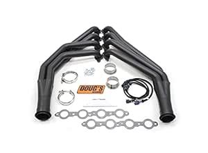 Doug's Headers (D314-B) 1-7/8" 4-Tube Black Coating Hi-Temperature Full ...