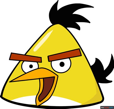 How To Draw A Yellow Angry Bird at Owen Griver blog