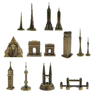 Buy arythe 8.5cm Vintage Metal Model Egyptian Pyramid Statue Model ...