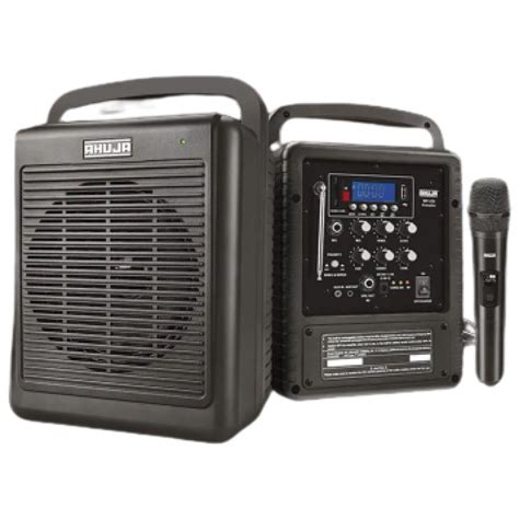 Ahuja WP 225M Portable PA System With Wireless Mike, USB Player, And ...