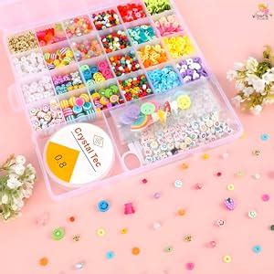 WISHKEY DIY Jewellery Making Kit for Kids Multicolor DIY Bracelet ...