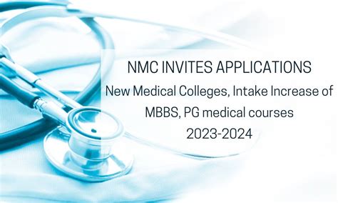 NMC re-invites applications for Establishment of New Medical Colleges ...