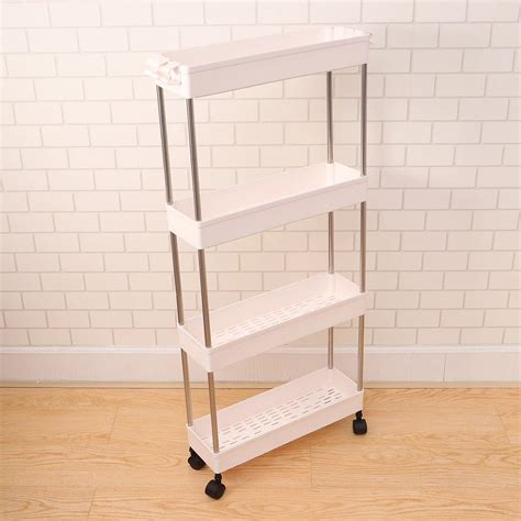 2156 Plastic 4 layer folding trolly Storage Organizer — DeoDap