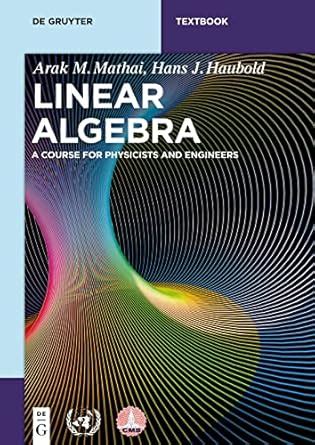Buy LINEAR ALGEBRA: A COURSE FOR PHYSICISTS AND ENGINEERS (De Gruyter ...