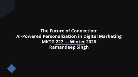 The Future of Connection: AI-Powered Personalization in Digital ...