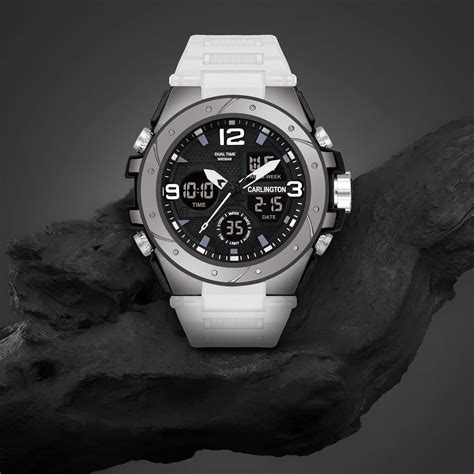 Carlington Analog Digital Sports Watch - 9105