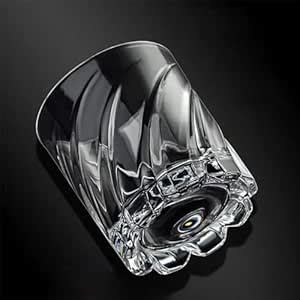 HOMEDRIP Italian Premium Crystal Cut Whiskey Glasses Set of 6, 310ml ...