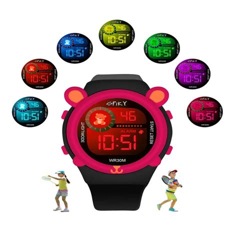 Spiky Spkeva26 Fun Digital Watch For Kids With Cute Animal — Toycra