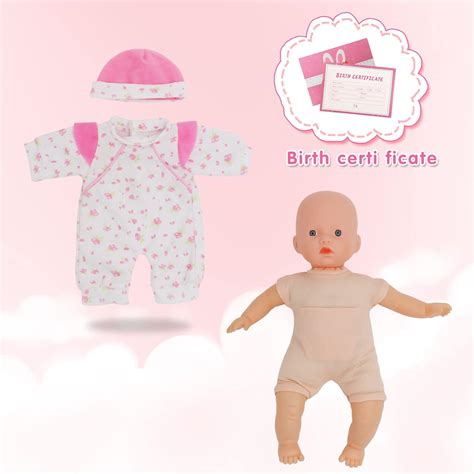 Buy JRLCGYP 12 Realistic Soft Body Baby Dolls Girl Vinyl, Lifelike ...