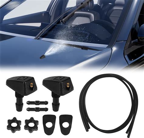 Amazon.com: Kutyun Windshield Washer Nozzles Kit, Front Windshield ...