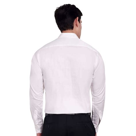 Men’s White Formal Shirt Cotton,Slim Fit,Full Sleeve – GarmentGlobe