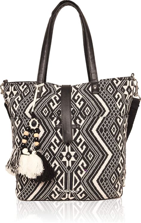 Buy ASTRID Cotton Tote Bag for Women and Girls with Zip,Tassels ...