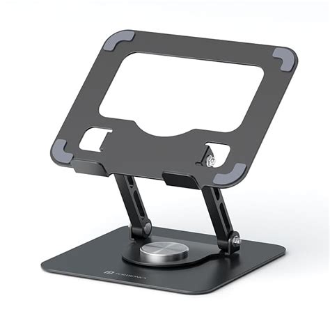 Portronics My Buddy A1, Metal Tablet Stand, 360° Rotating Base, Height ...
