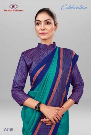 CL11B - Uniform Saree | Kothari Uniforms | Uniforms For Teachers