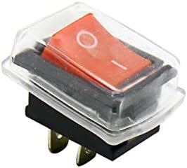 Electronic Spices KCD1 6a 250v Ac 2 Pins Spst Red Color Small Plastic ...