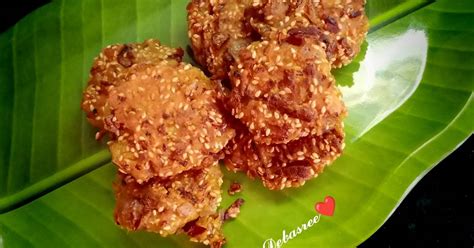 Sesame Pakora Recipe by Debasree Sarkar - Cookpad