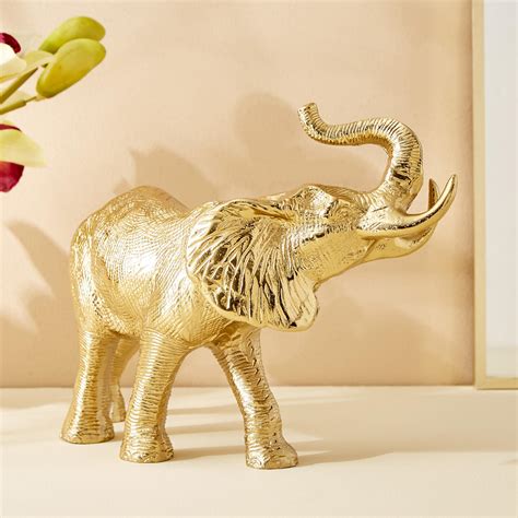 Buy Hoovu Faro Metal Elephant Figurine from Home Centre at just INR 2399.0