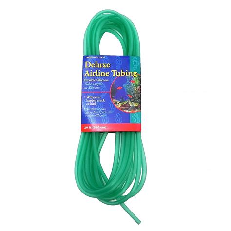 Penn-Plax Deluxe Silicone Flexible Airline Tubing for Aquariums, 3/16 ...