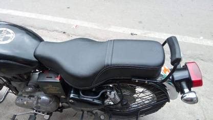 AHLMOTOR KOHLI Bullet Accessories Seat Cover Black for Royal Enfield ...
