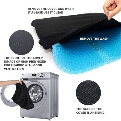 Buy Gel Seat Cushion for Long Sitting Breathable Honeycomb Design Pain ...