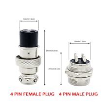 Electronic Spices 10 Pairs 6 Pin Aviation Plug Connector Male Female ...