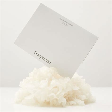 Deepondé Signature Origin 100 Snow Mushroom Mask India | Ubuy