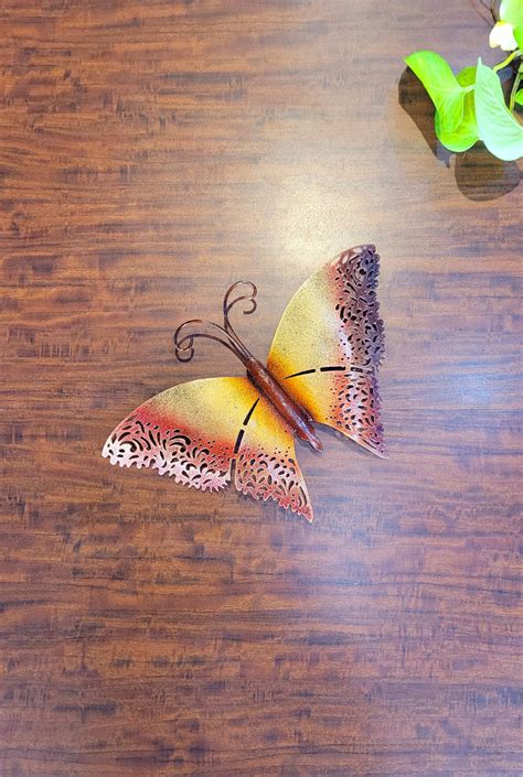 Butterfly wall hanging Iron home office wall decor – Smris