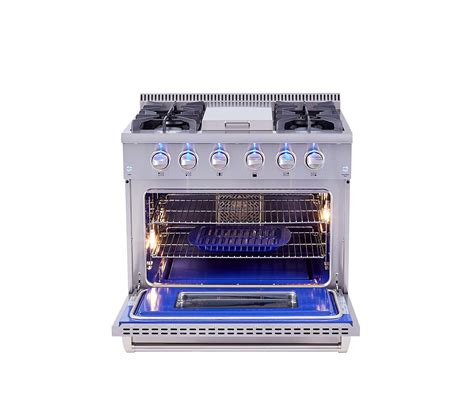 Thor Kitchen HRG3617U 36 in. Freestanding Professional Style Gas Range ...