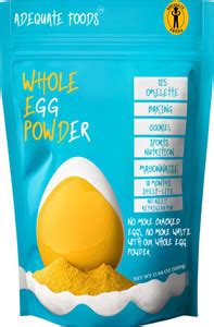 Adequate foods Whole Egg Powder | 2 min breakfast | 125 Omelets Egg ...