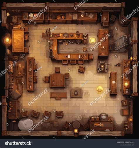 Fantasy Tavern Map