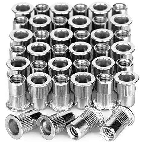 Zinc Plated M5 Flat Head Metric Threaded Rivetnut Insert Nut insert ...
