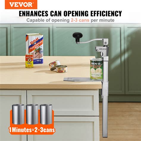 VEVOR Commercial Can Opener, Heavy-Duty Manual Tabletop Cans Opener for ...