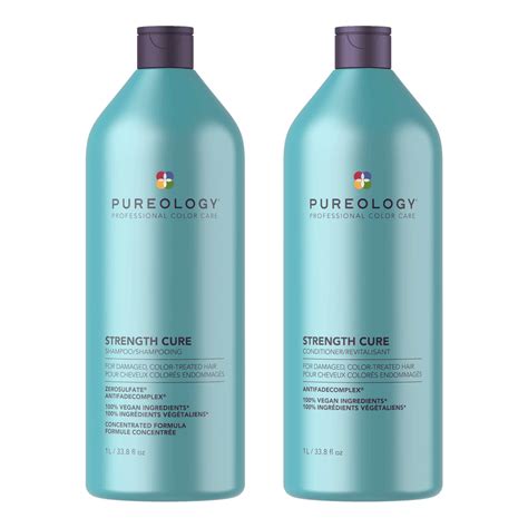 Pureology 1L Strength Cure Shampoo and Conditioner Bundle – Oz Hair and ...
