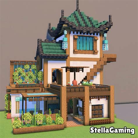 Image result for Minecraft Japanese House Tutorial