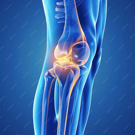 Human Knee Joints joint pain Diseases of the knee joint bone fracture and inflammation | Premium ...