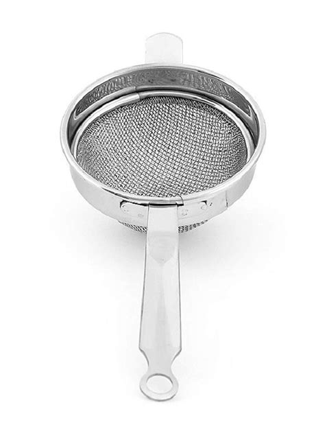 Kuber Industries Stainless Steel Double Mesh Tea Strainer Chalni 8 cm ...