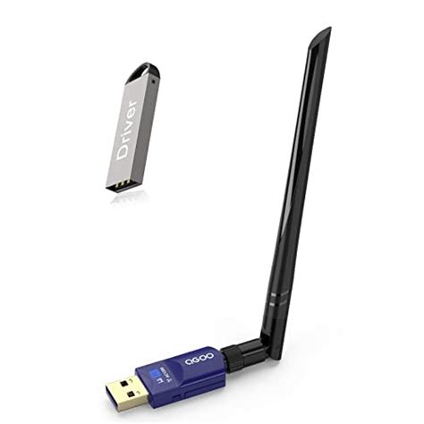 WiFi Adapter PC 1300Mbps QGOO USB 3.0 High Gain Antenna Laptop | Shop ...
