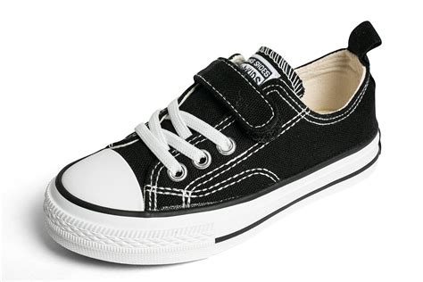 justwaner Toddler Canvas Shoes Boys Girls Low Top Slip On Lightweight ...