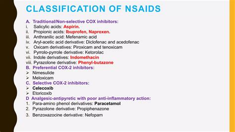 NSAIDs (Non-steroidal anti-inflammatory drugs) | PPTX