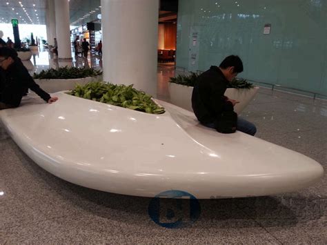 香港玻璃钢商场U型休息座椅 - 方圳玻璃钢